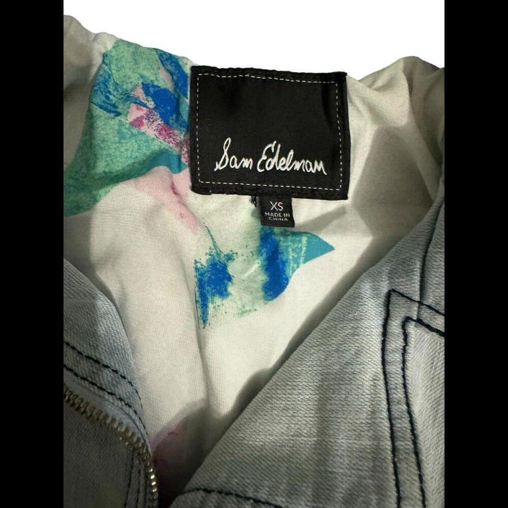 SAM EDELMAn JEAN VEST SIZE XS - Picture 2 of 6